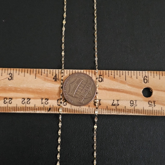 14k Gold Necklace 16 Inch - Picture 5 of 7